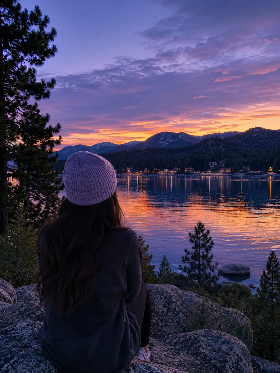 View at Big Bear Lake